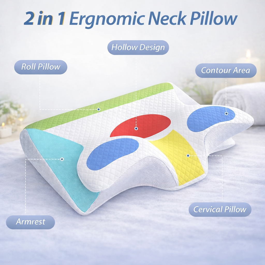 DeepRest™ Comfort Support Pillow
