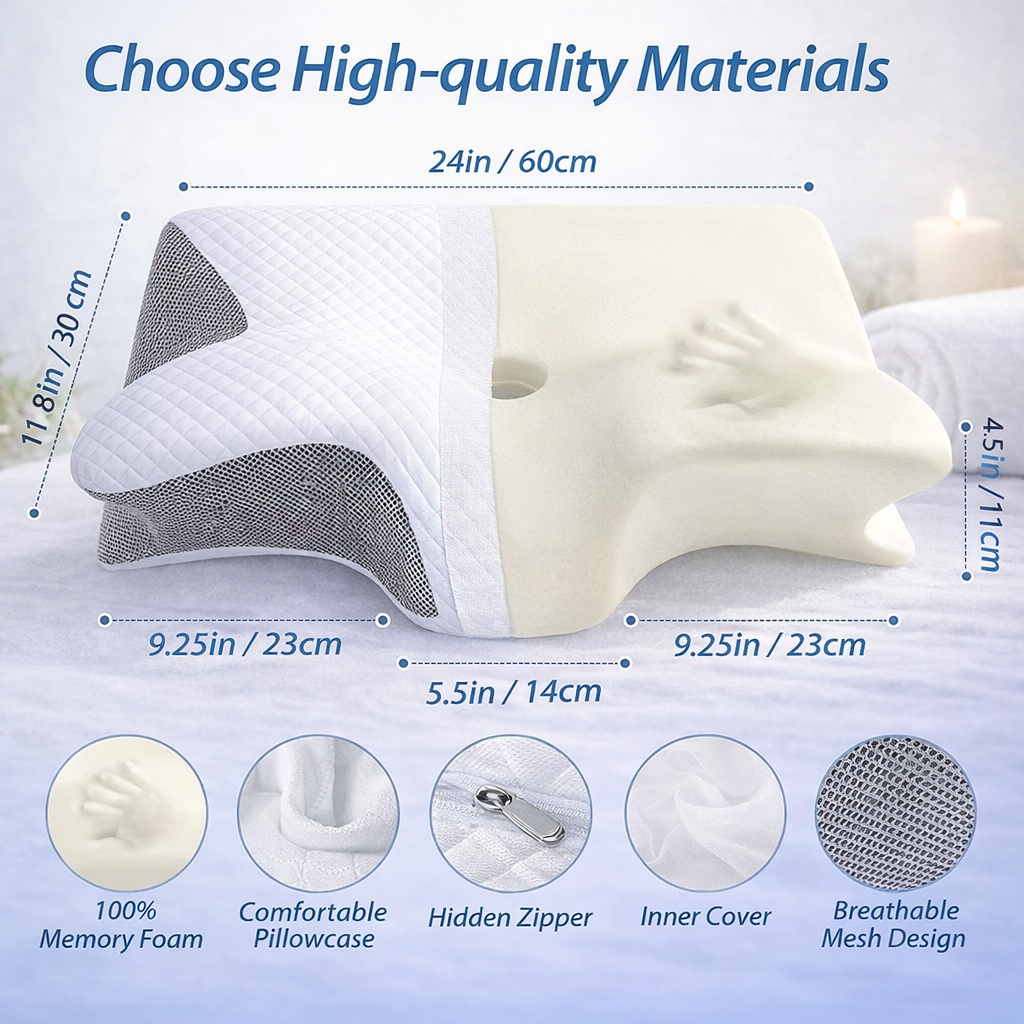 DeepRest™ Comfort Support Pillow
